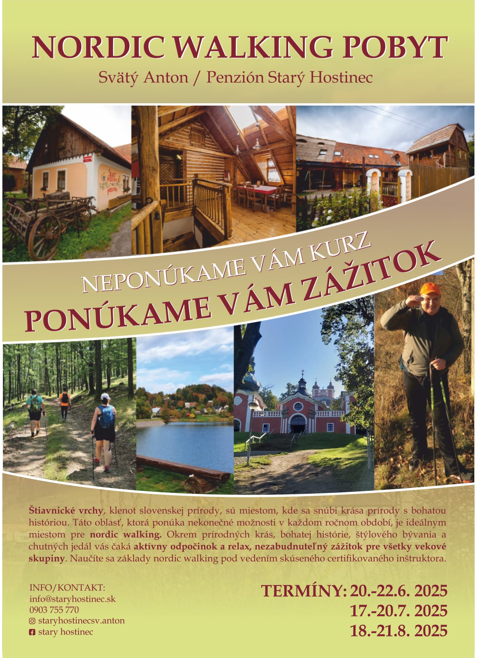 Nordic walking pobyt