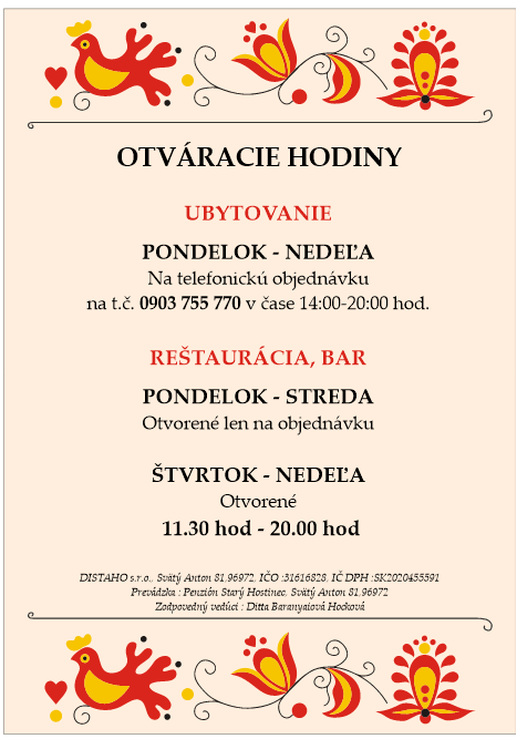 Otváracie hodiny